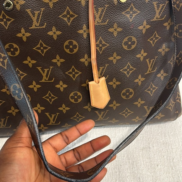 Authentic Louis Vuitton Montaigne Handbag Monogram Canvas GM Brown+ COA - Picture 16 of 16